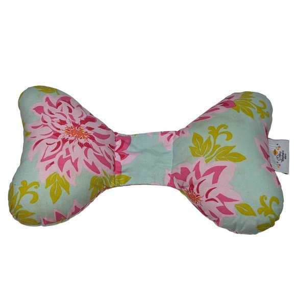 Original Elephant Ears Brand Infant Baby Pillow Pink With Elephant Design Floral - Picture 4 of 6